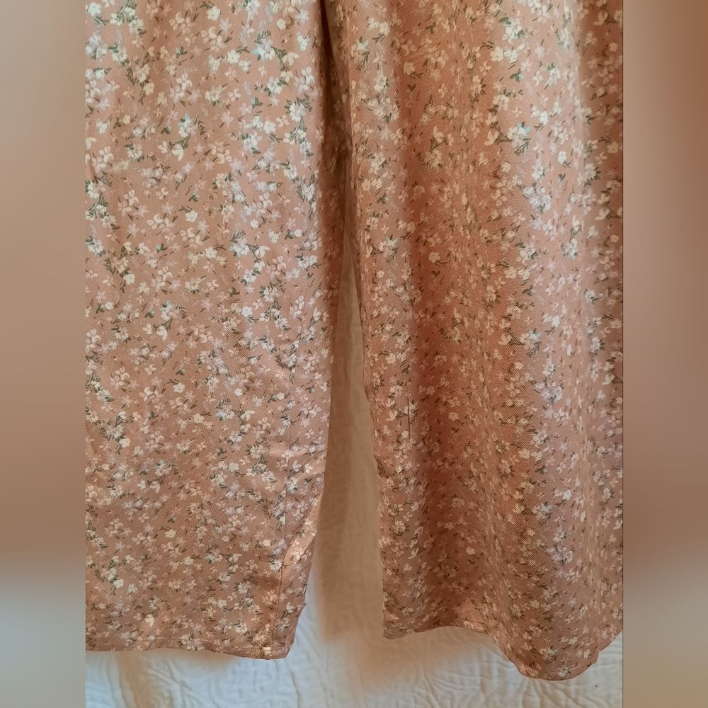 Arizona Romper Small Pink Floral Sleeveless Spagetti Strap Casual Spring Comfort - Picture 5 of 15